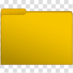 Basic Set  of  Warm Color Computer Folder Icons, -Yellow, yellow folder illustration transparent background PNG clipart