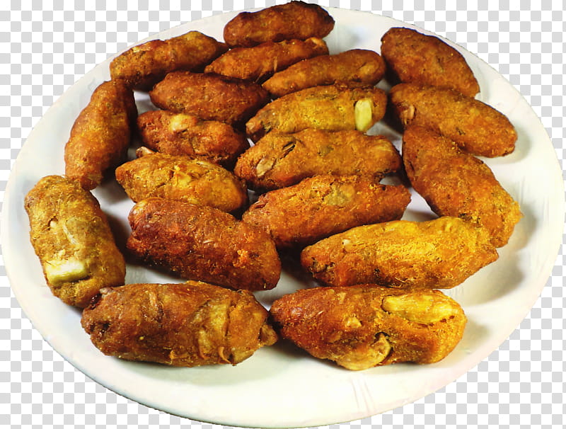 Chicken Nugget, Pakora, Fried Chicken, Frying, Deep Frying, Pisang Goreng, Fritter, Potato Wedges transparent background PNG clipart