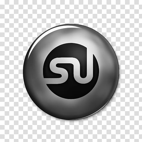 Silver Button Social Media, stumbleupon webtreatsetc icon transparent background PNG clipart