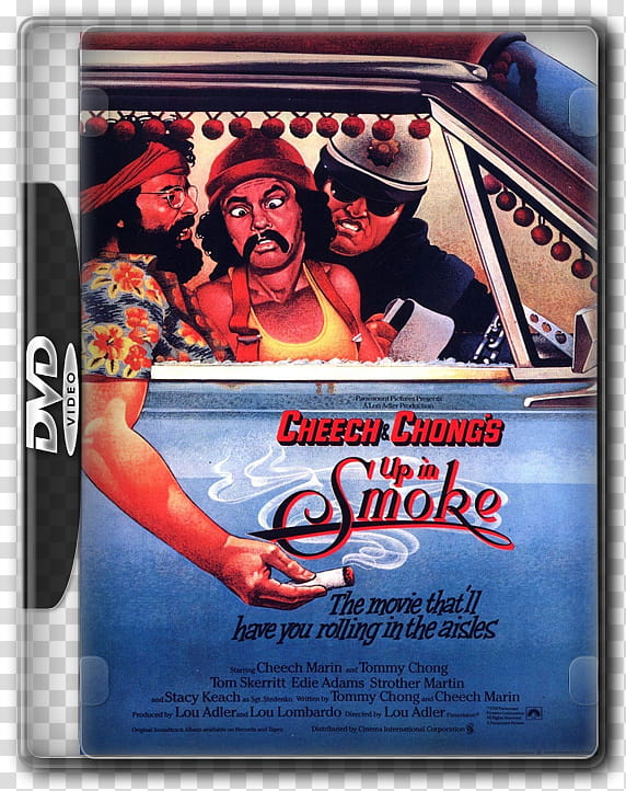 DVD Movie Case Icons, Up-in-Smoke-() transparent background PNG clipart