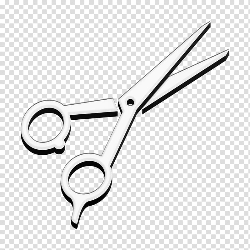 Scissor icon Tools and utensils icon Hair Salon icon, Scissors Icon, Line transparent background PNG clipart