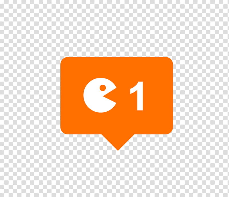 GIDDYLIZER S, orange message notification icon transparent background PNG clipart