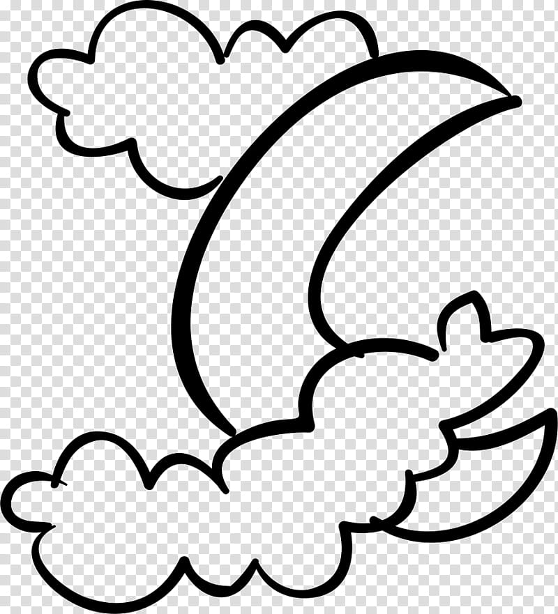 Black And White Flower, Crescent, Lunar Phase, Moon, Halloween , Drawing, Full Moon, New Moon transparent background PNG clipart
