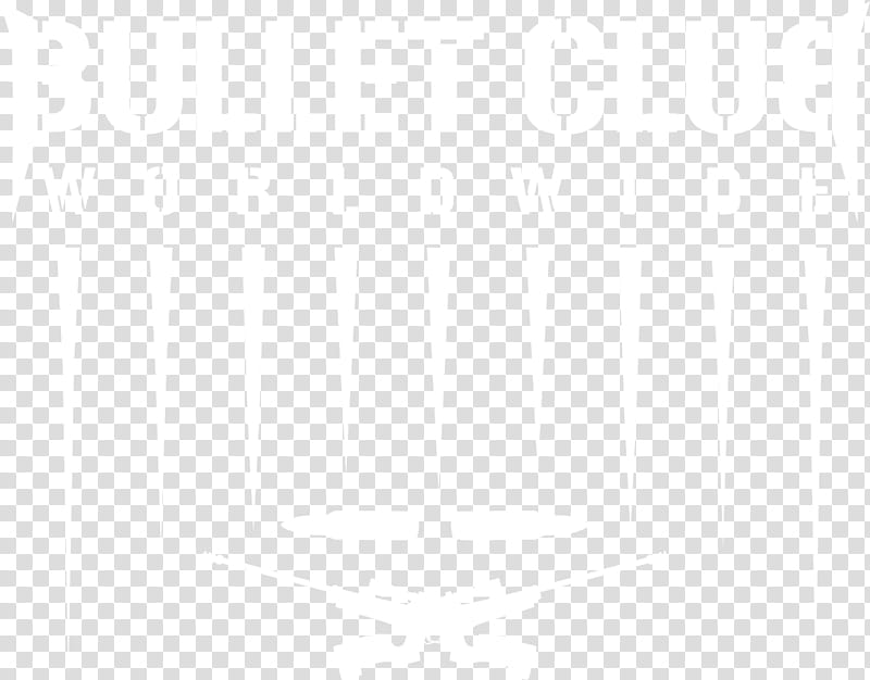 Bullet Club Worldwide Logo (White) transparent background PNG clipart