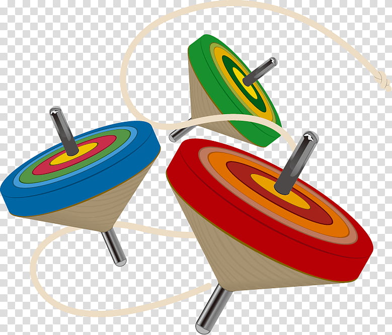 Spinning Top Toy Set Cartoon Vector Illustration Stoc - vrogue.co