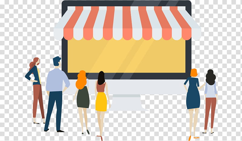 Ecommerce Line, Business, Storefront, Cartoon transparent background PNG clipart