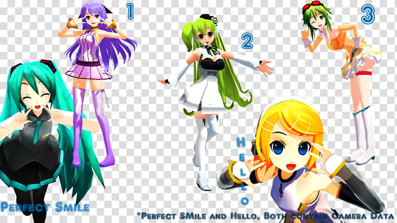 MMD Pose , female anime characters transparent background PNG clipart