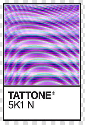 Pantone s, purple, green, and pink Tattone K N illustration transparent background PNG clipart