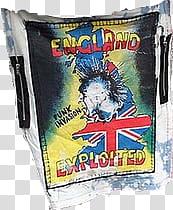 some PUNK thing, England Exploited banner transparent background PNG clipart
