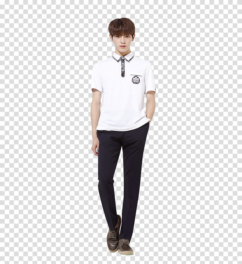 TAEYONG NCT, man putting his hand inside pants pocket transparent background PNG clipart