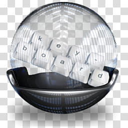 Sphere   , keyboard keys in ball art transparent background PNG clipart