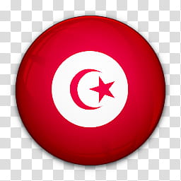 World Flag Icons, Tunisia flag illustration transparent background PNG clipart