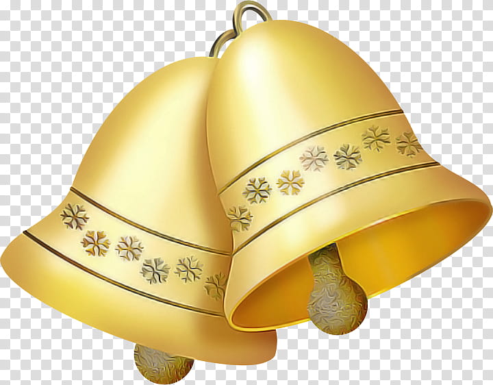 yellow bell metal transparent background PNG clipart