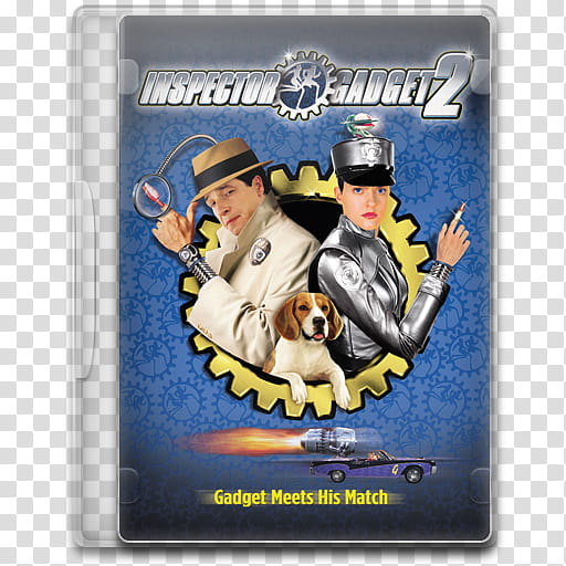 Movie Icon , Inspector Gadget , closed Inspector Gadget  case transparent background PNG clipart