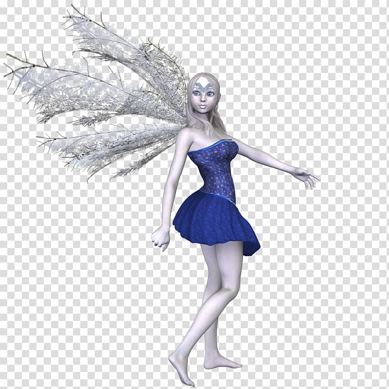 Winter Fae , female fairy transparent background PNG clipart