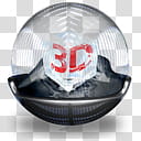 Sphere   , red and clear D cube transparent background PNG clipart