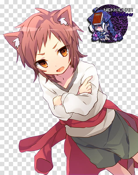 Misaki Yatagarasu Neko Render transparent background PNG clipart