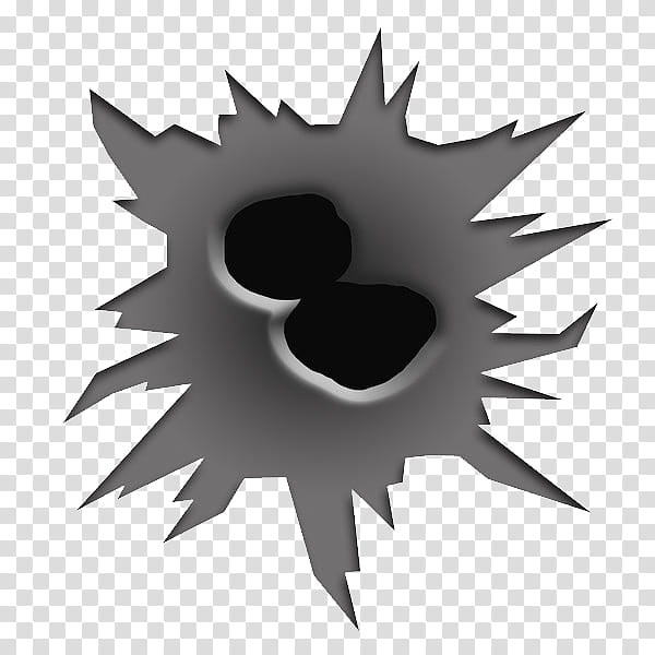 Gunshot Logo, Bullet, Drawing, Symbol, Emblem, Shuriken, Plant transparent background PNG clipart