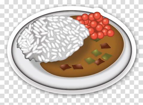 EMOJI STICKER , rice and beans art transparent background PNG clipart