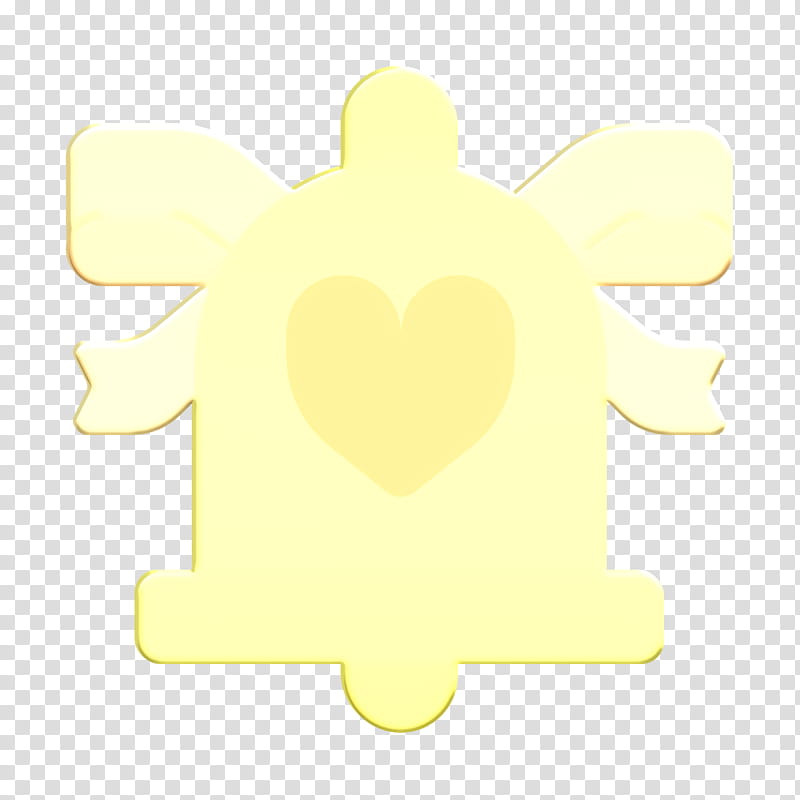 Wedding bells icon Wedding icon Ribbon icon, Yellow, Text, Symbol, Logo transparent background PNG clipart