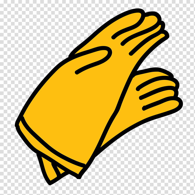 Creative, Glove, Cartoon, Black, Creative Work, Gratis, Safety, Yellow transparent background PNG clipart