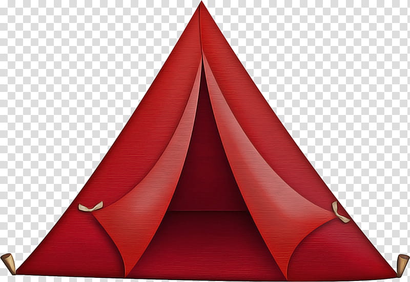 Tent, Triangle, Red, Leaf, Tree transparent background PNG clipart