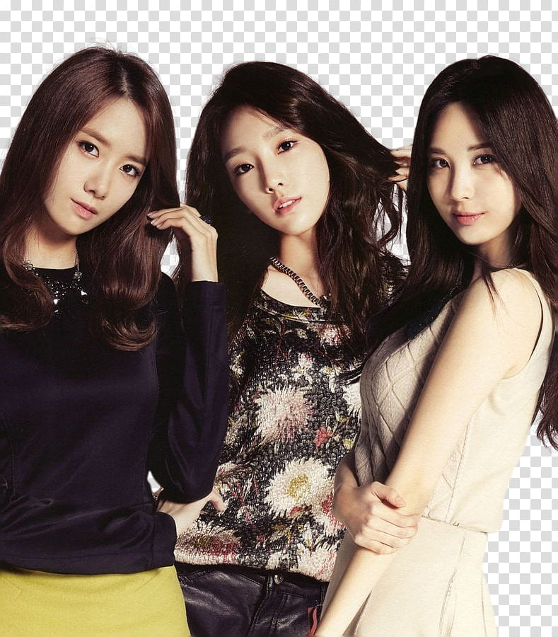 Yoona Taeyeon Seohyun transparent background PNG clipart