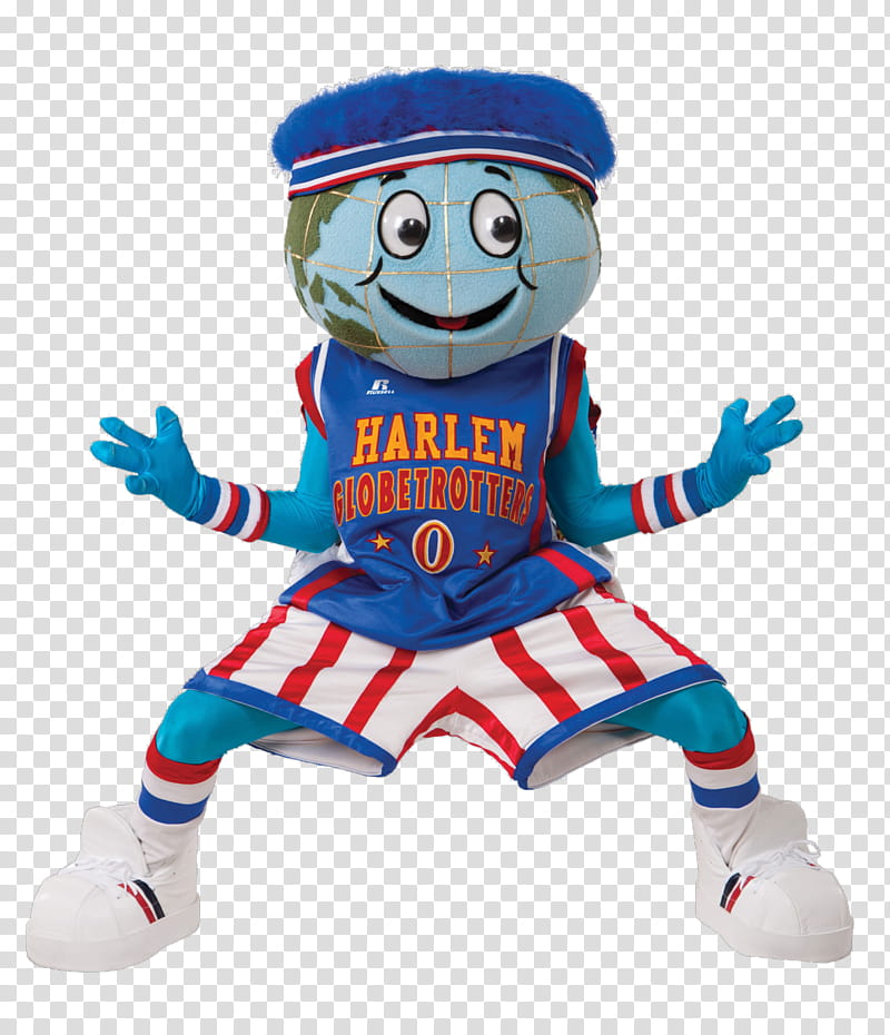 New s, Harlem Globetrotters mascot transparent background PNG clipart