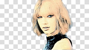 Retro, Pop Art, Vintage, Blond, Hair, Hair Coloring, Brown Hair, Portrait transparent background PNG clipart thumbnail