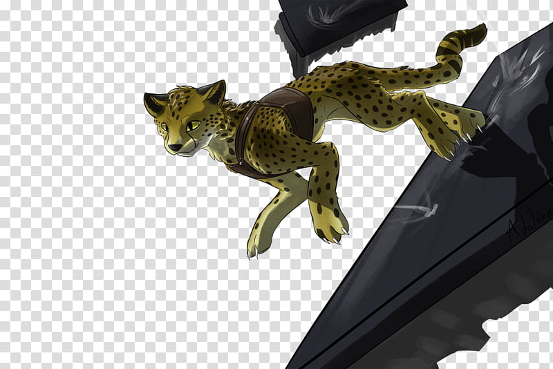 Commission, Rarysnowlion, Cheetah Adept transparent background PNG clipart