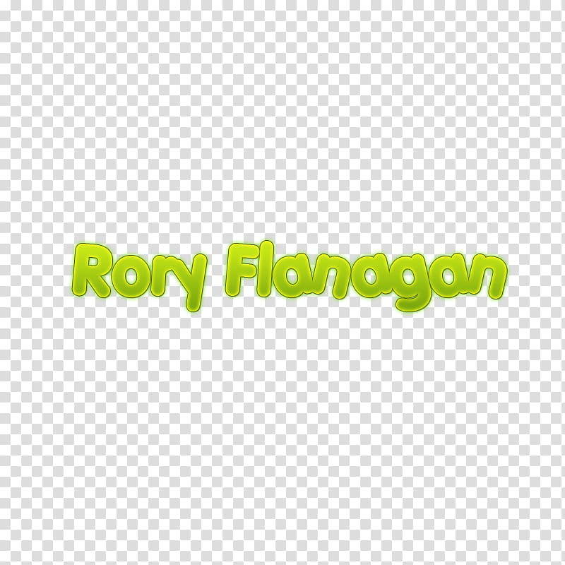 nombres personajes glee, Rory Flanagan text transparent background PNG clipart