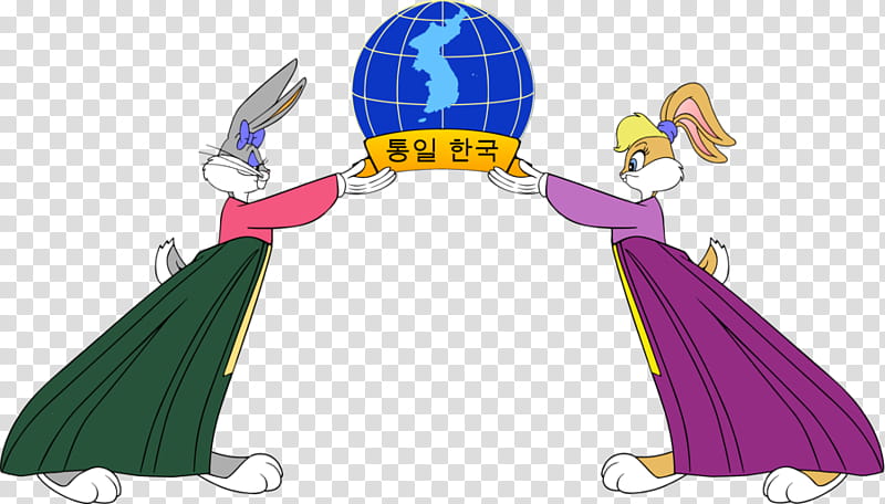 Honey Bunny and Lola Bunny: Unified Korea transparent background PNG clipart
