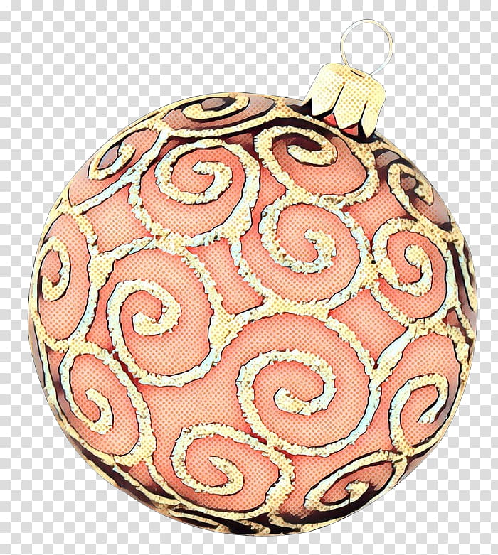 Christmas ornament, Pop Art, Retro, Vintage, Orange, Lighting, Pendant, Spiral transparent background PNG clipart