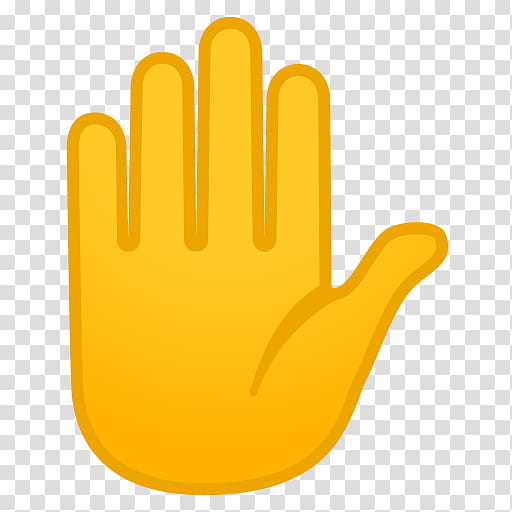Emoji High Five, Hand, Gesture, Thumb Signal, Sign Of The Horns, Finger, Smiley, Yellow transparent background PNG clipart