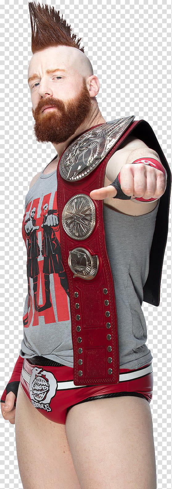 Sheamus  RAW Tag Team Champion transparent background PNG clipart
