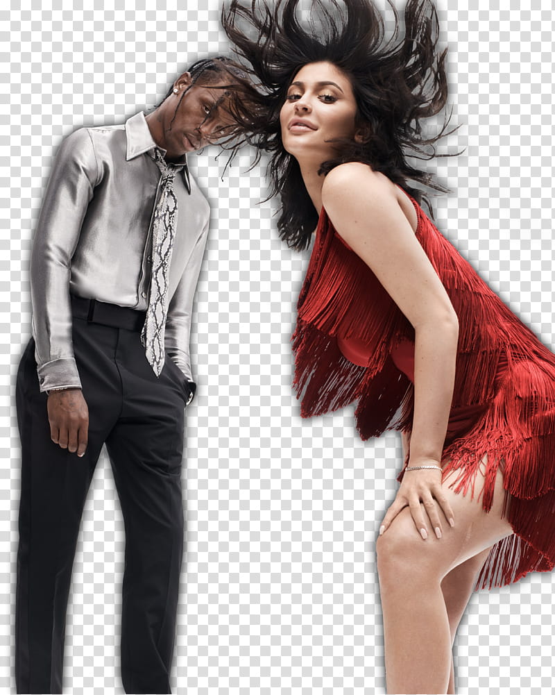 Kylie Jenner and Travis transparent background PNG clipart