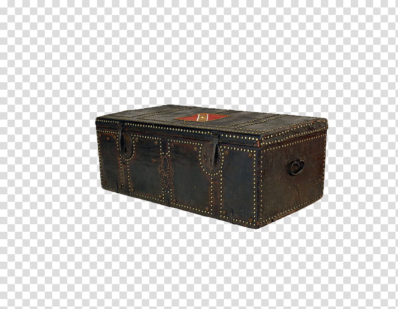 old case dng cut out, brown leather chest box transparent background PNG clipart