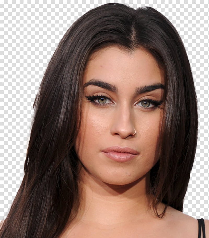 Lauren Jauregui, long black haired woman transparent background PNG clipart