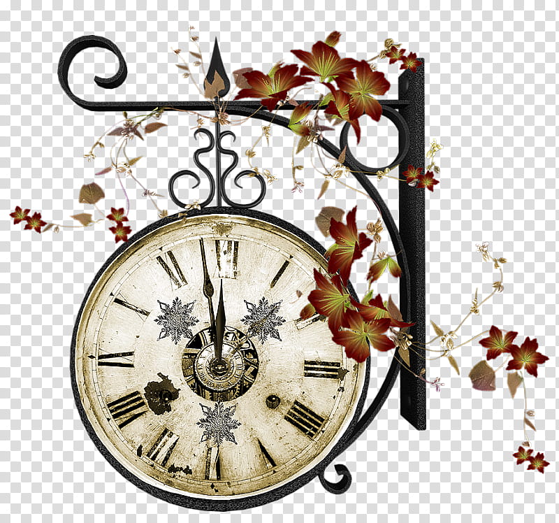 Clock New Year, Watch, Alarm Clocks, Drawing, Decoupage, Costume, Wall Clock, Home Accessories transparent background PNG clipart