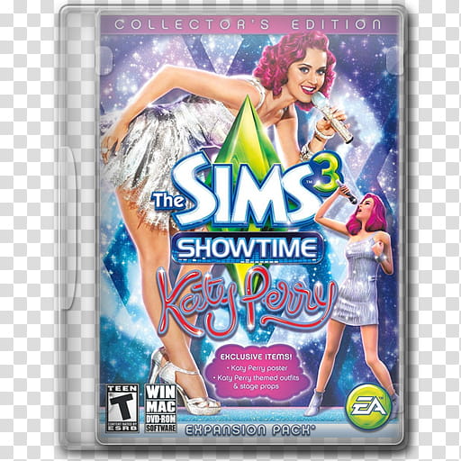 Game Icons , The Sims  Showtime Katy Perry Collector's Edition transparent background PNG clipart
