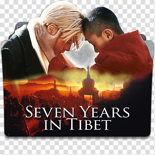 Brad Pitt Movie Collection Folder Icon , Seven Years in Tibet transparent background PNG clipart