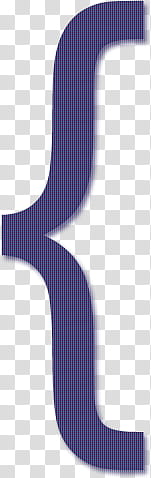 Brackets, purple open curly bracket illustration transparent background PNG clipart