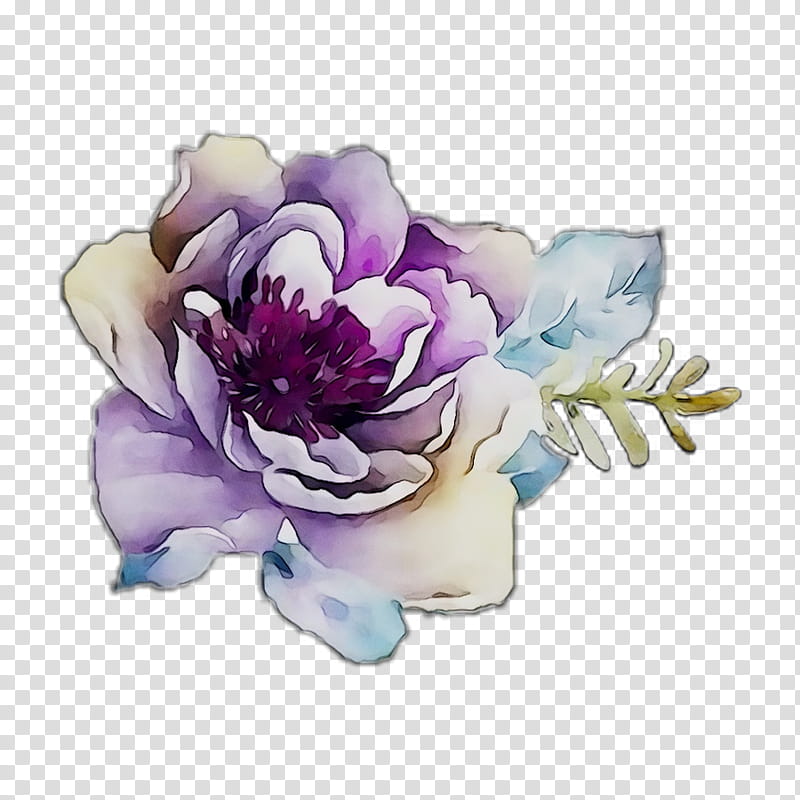 Purple Watercolor Flower, Peony, Cut Flowers, Rose Family, Petal, Violet, Plant, Watercolor Paint transparent background PNG clipart