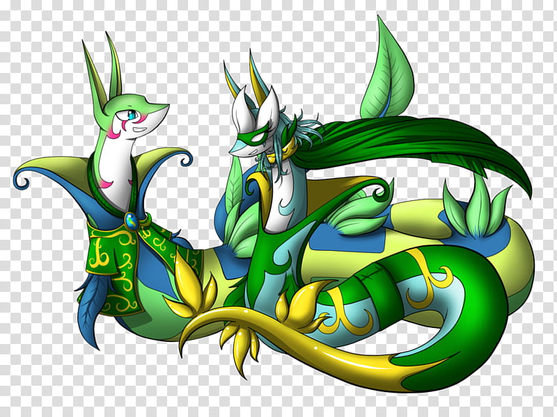 Snide Serperior and Becca Serperior transparent background PNG clipart