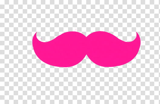 pink mustache with black background