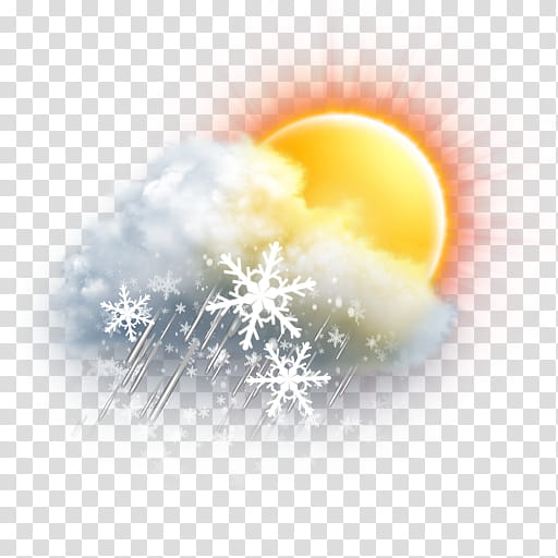 The REALLY BIG Weather Icon Collection, mostly-cloudy-wintry-mix transparent background PNG clipart