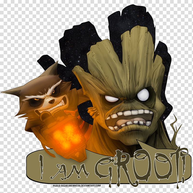 I am GROOT transparent background PNG clipart