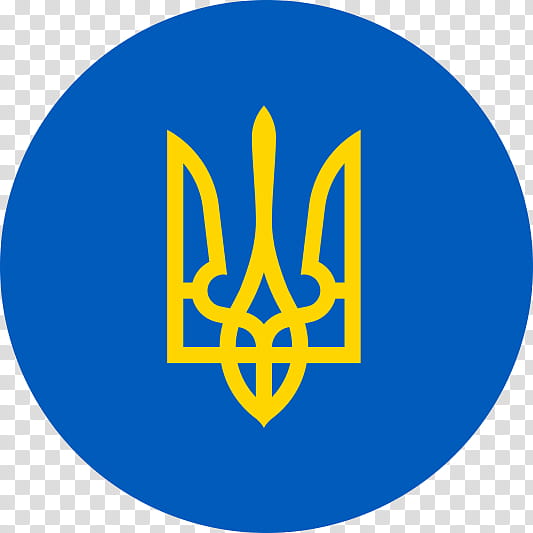 Ukrainian Air Force Roundel (EU) transparent background PNG clipart