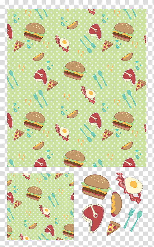 Practice Pattern FOOD, hamburger art transparent background PNG clipart