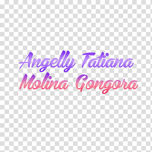 Angelly Tatiana Molina Gongora TEXTO transparent background PNG clipart